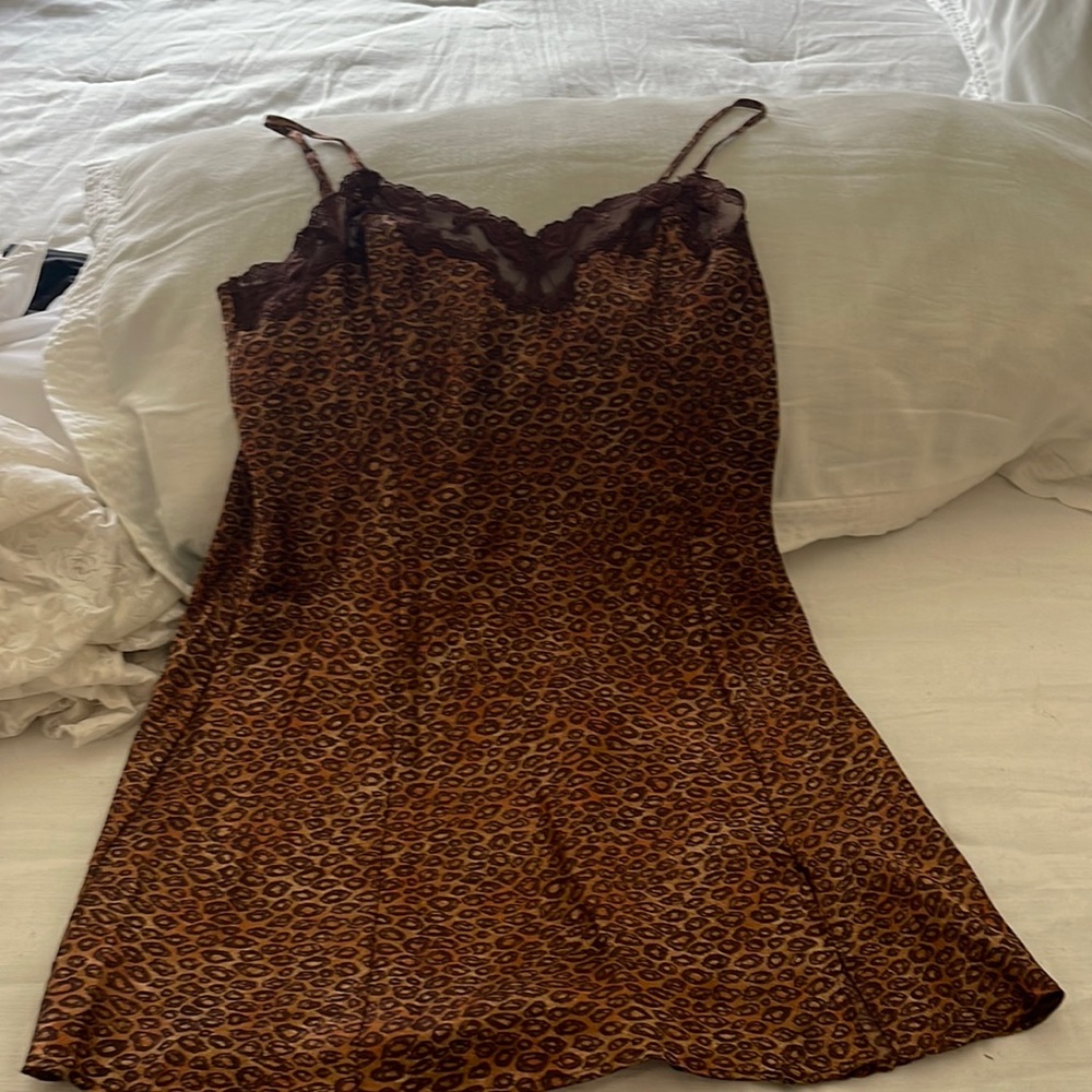 Victoria secret teddy leopard print